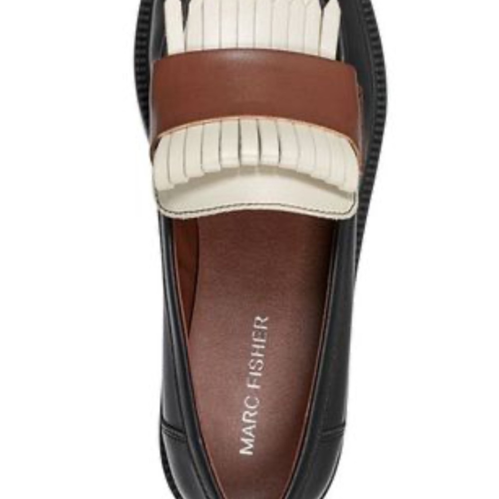 Black and Brown Loafers Marc fisher - Picture 3 of 4